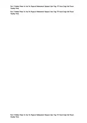 Problem Primer for... image