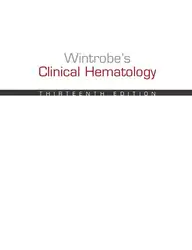 Wintrobe's Clinical Hematology image