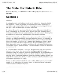 The State: Its... image