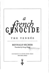 A French genocide... image