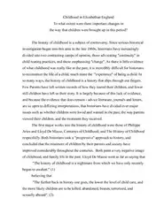 Childhood in Elizabethan... image