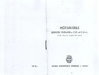 Hotărârile ședinței plenare... image