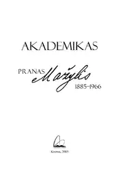 Akademikas Pranas Mažylis,... image