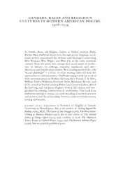 Genders, Races, and... image