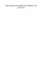 The Later Parliaments... image