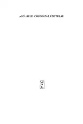 Michaelis Choniatae Epistulae image
