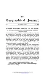 On Desert Sand-Dunes... image