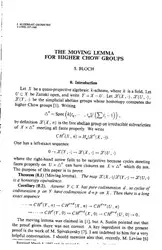 دانلود کتاب The moving lemma for higher Chow groups