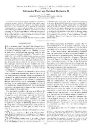 Information theory and... image