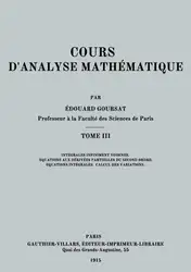 Cours d'analyse mathématique image