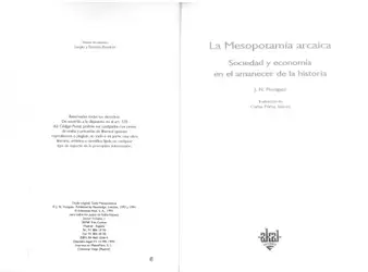 La Mesopotamia arcaica... image