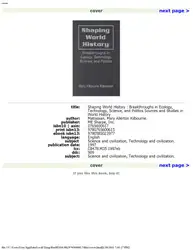 Shaping World History:... image