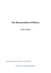 Interpretation of History image