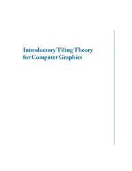 دانلود کتاب Introductory Tiling Theory for Computer Graphics (Synthesis Lectures on Computer Graphics and Animation)