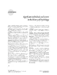 Appendix Significant Individuals... image