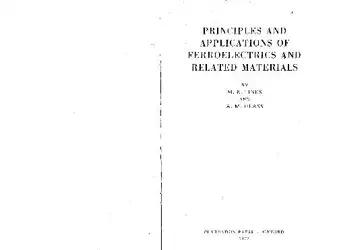 Principles and applications... image