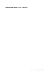 Revolutions and Continuity... image