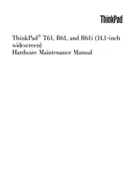 دانلود کتاب ThinkPad® T61, R61, and R61i (14-inch Widescreen) Hardware Maintenance Manual