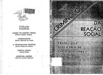 Criminologia da Reação... image