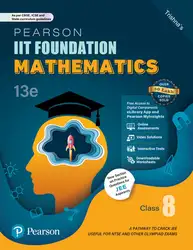 دانلود کتاب Pearson IIT Foundation' 25 Mathematics Class 8, For JEE, NTSE & Olympiad Exams, 13th Edition