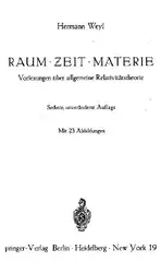 Raum, Zeit, Materie image