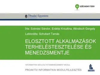 Elosztott alkalmazások terheléstesztelése... image