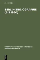 Berlin-Bibliographie (bis ۱۹۶۰)... image