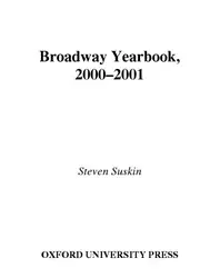 Broadway Yearbook ۲۰۰۰-۲۰۰۱:... image
