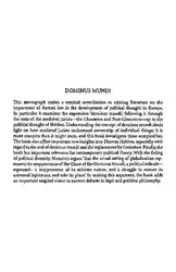 Dominus Mundi: Political... image