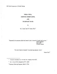 Nikola Tesla, Lightning... image