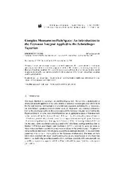 Complex measures on...