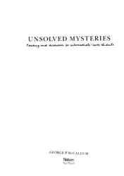 Unsolved Mysteries of... image