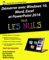 دانلود کتاب Démarrer avec Windows 10, Word, Excel et Powerpoint 2016 pour les Nuls