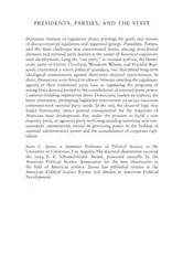 Presidents, Parties, and... image