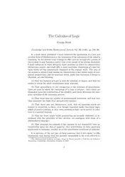 The Calculus of... image