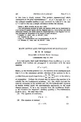 Download Wave Motion and the Equation of Continuity