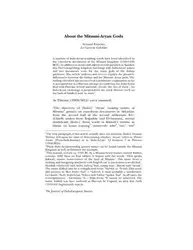 About the Mitanni-Aryan... image