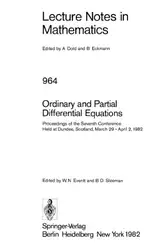 دانلود کتاب Ordinary and Partial Differential Equations