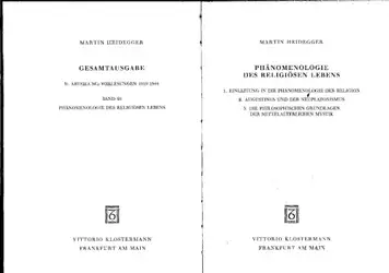 Phänomenologie des religiosen... image