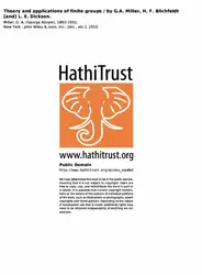 دانلود کتاب Theory and applications of finite groups