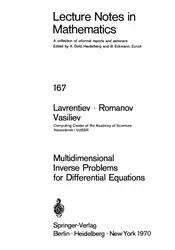 دانلود کتاب Multidimensional Inverse Problems for Differential Equations