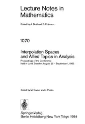 Interpolation Spaces and... image