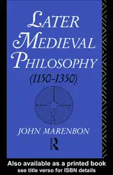 Later Medieval Philosophy... image
