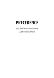 Precedence: social differentiation... image