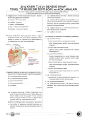 Anatomi Deneme Soruları... image