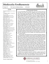 Medievalia Fordhamensia image