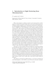 Light Scattering from...