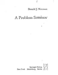 دانلود کتاب A Problem Seminar (Problem Books in Mathematics)
