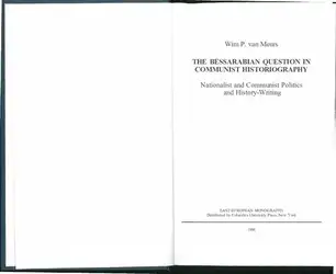 The Bessarabian Question... image