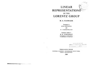 Linear representations of... image